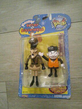 Rocky & Bullwinkle 2000 Movie Boris & Fearless Leader Figures-New in Package
